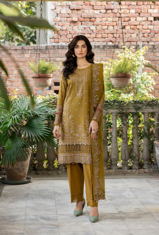 Farasha Bahaar Emb Lawn-D-08 SUMMER BLOOM
