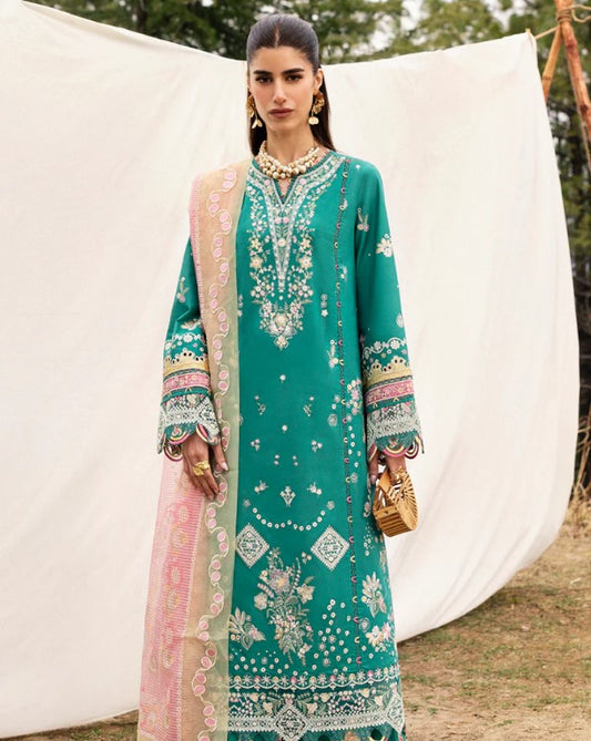 Qalamkar Qlinekari Lawn-DC-08