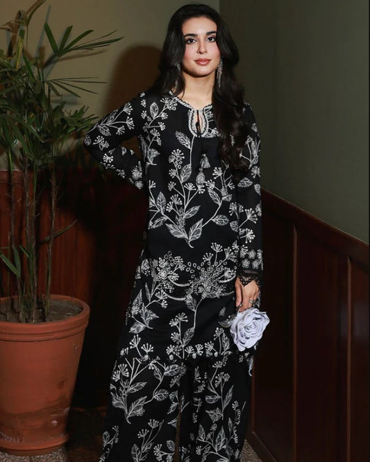 Nureh Ballerina Unstitched 02 Pcs-NU2-181