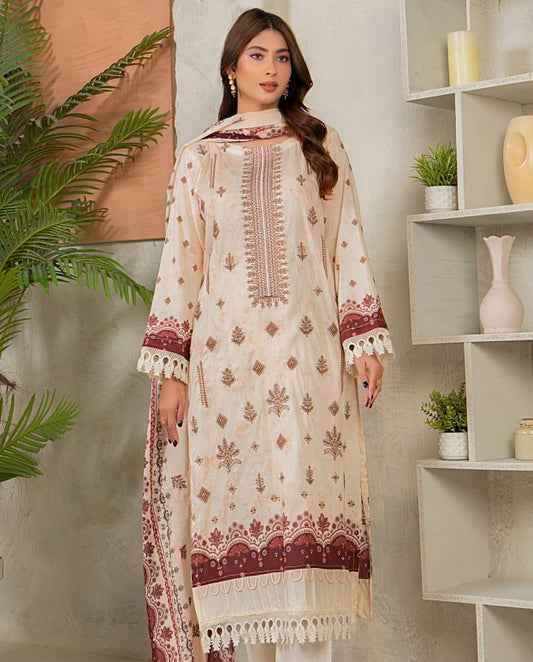 Sahibaan Emb Lawn-D08