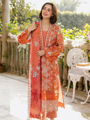 Asifa&Nabeel Gulkari Lawn-D08