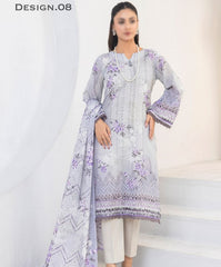 Fantak Silsila Printed Lawn-D08