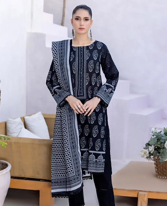 Regalia Textile Black & White-D08
