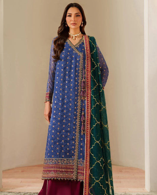 Alizeh Fluer Emb Printed Chiffon-CH-2198