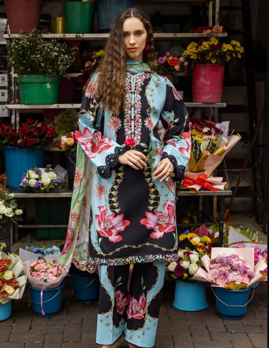 Mushq La Dolce Prints Lawn-D08A