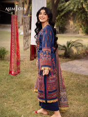 Asim Jofa Print Emb-AJUBJ-08