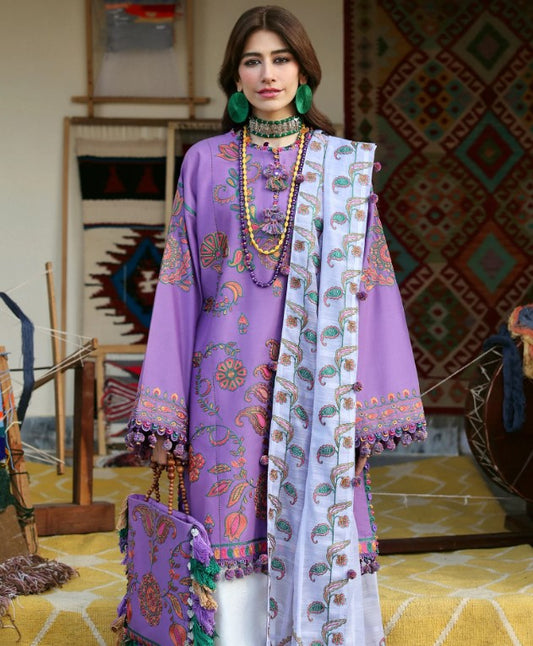 Zaha Neelum Lawn-ZL25-09A