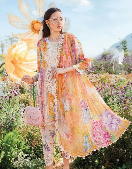 M.Prints Summer Spring Lawn-D09A