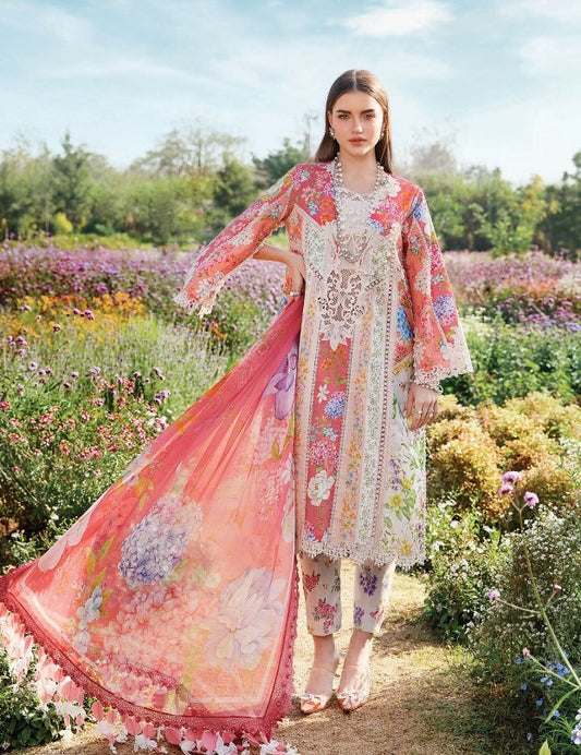 M.Prints Summer Spring Lawn-D09B