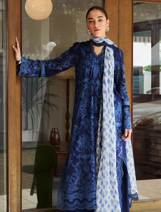 Zara Shahjahan Satori Luxury Lawn-D09B