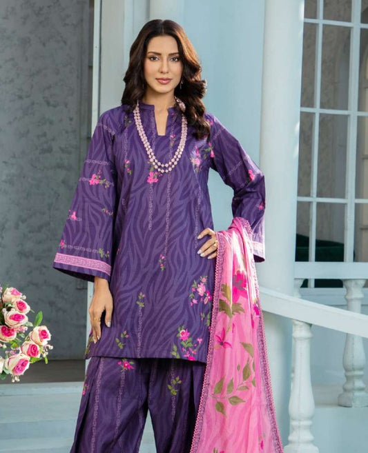 Al Zohaib Coco Cords Printed Lawn-D09