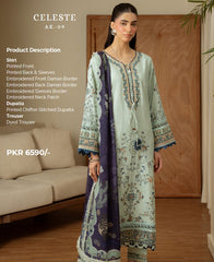 Aabyaan Print Luxe Linen-AK-09