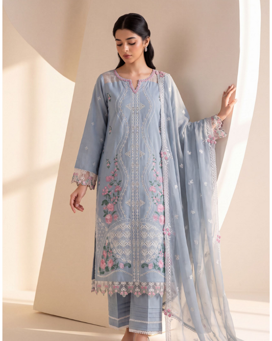 Soghat Nysa Chikankari Cambric-D09