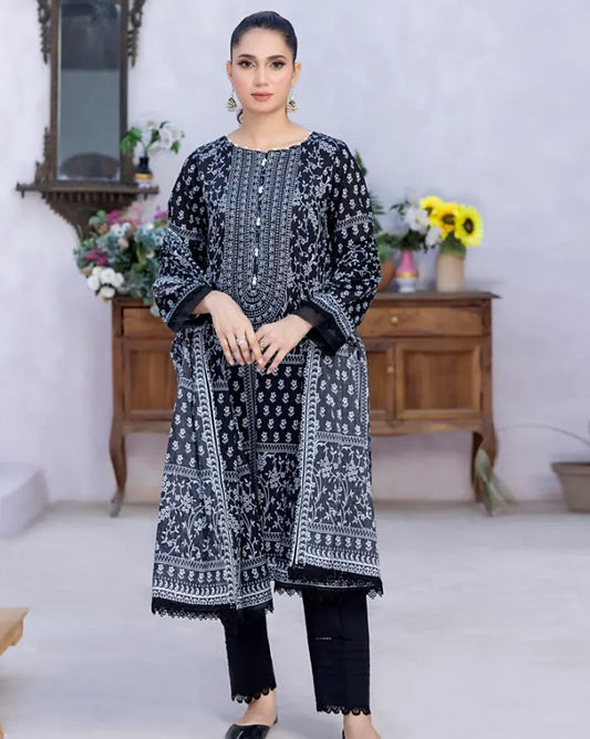 Regalia Textile Black & White-D09