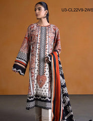 Sapphire Daily Printed Lawn-D09