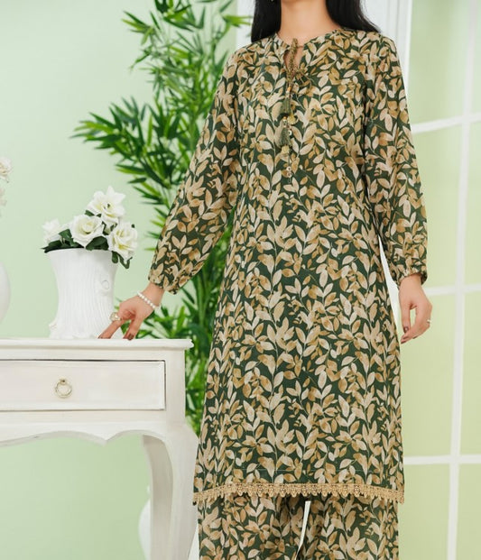 Aizal Ready To Wear Co-Ords Print-D09