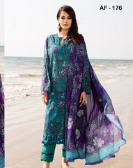 Riaz Arts Aafreen Laser Cut Lawn-AF176