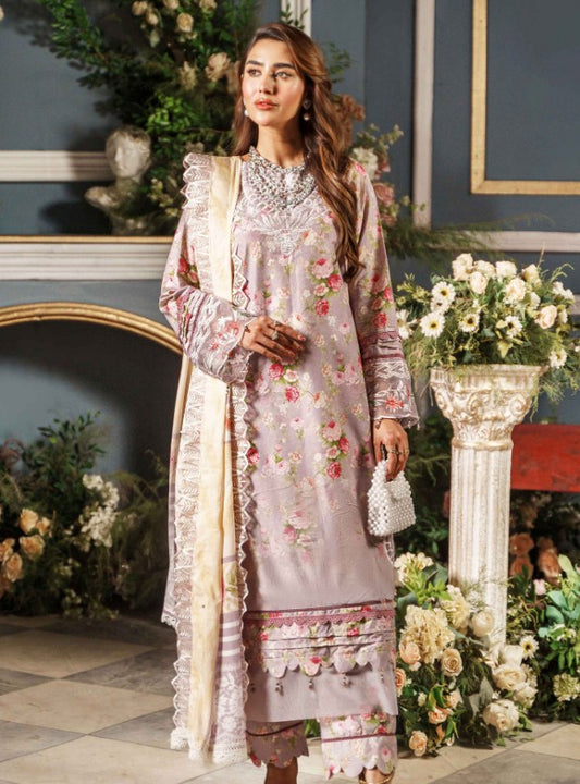 Al Zohaib Cambric Cutwork-D09