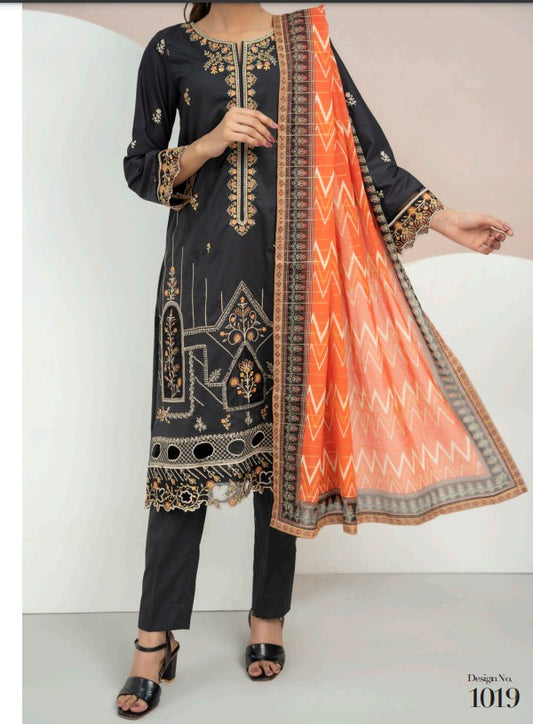 VS Anmol Emb Cambric-D1019