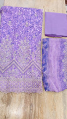 Printed Emb Lawn D-08