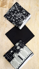 Regalia Printed Black & White Lawn-D09