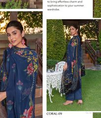 Coral Summer Basics Lawn -D09