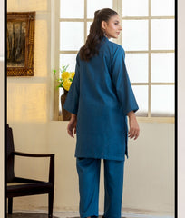 ManahilLakhani Solid Jacquard RTW-04 Zink