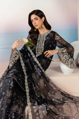 Zarif Roselle Printed Emb Formals-VELOURA