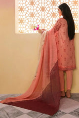 Cross Stitch Eid Lawn D17 Blush Peach