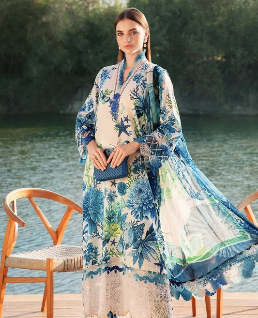 M.Prints Summer Spring Lawn-D10B