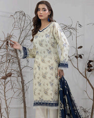 Salina Ready To Wear 03Pcs Cotton-D10