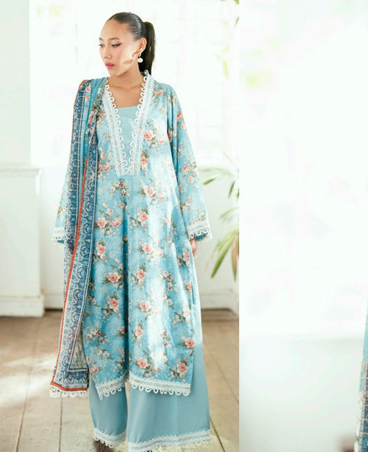 Regalia Stitched Jacquard Cambric-D10