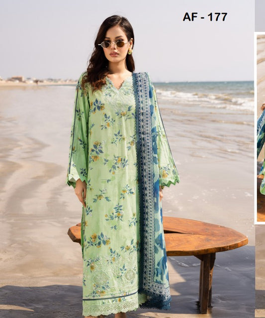 Riaz Arts Aafreen Laser Cut Lawn-AF177