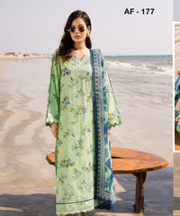Riaz Arts Aafreen Laser Cut Lawn-AF177