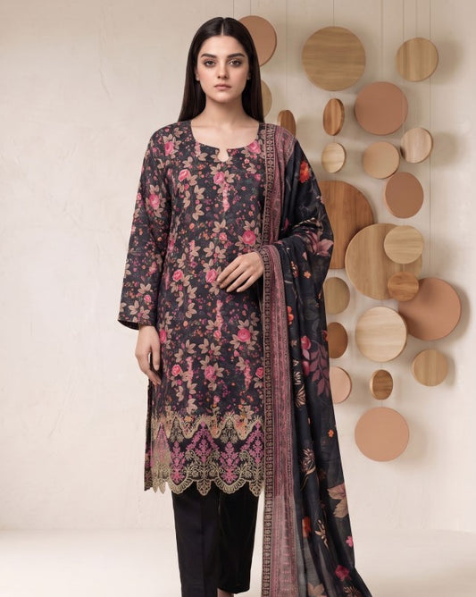 Sumbul Emb Printed Cotton-D10