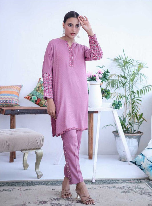 Summer Drop 02Pcs Stitched-D10