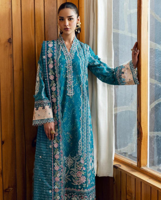 Qalamkar Qlinekari Lawn-DC-10