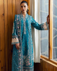 Qalamkar Qlinekari Lawn-DC-10