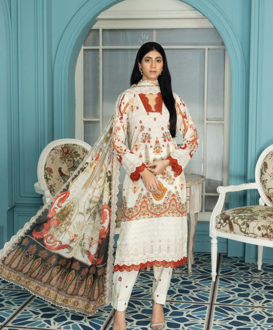 Rang Rani Emb Lawn-D10