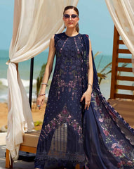 Maria B Unstitched Luxury Lawn-D10