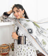 Rang Rani Printed Emb Lawn-D10