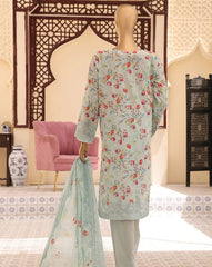 HZ Mehak Printed Emb Lawn-MEC-508