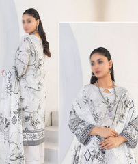 Fantak Silsila Printed Lawn-D10