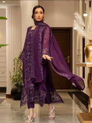 Zouj Ensembles Luxury Chiffon-D11