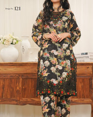 Aizal Ready-To-Wear 2-Pcs Lawn-D121