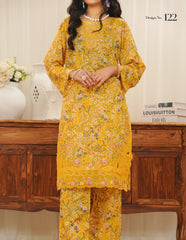 Aizal Ready-To-Wear 2-Pcs Lawn-D122