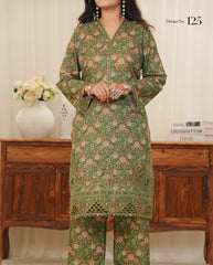 Aizal Ready-To-Wear 2-Pcs Lawn-D126