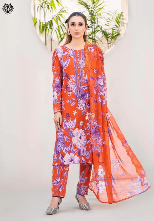 Ziva Chikankari Lawn - Munaf Textile