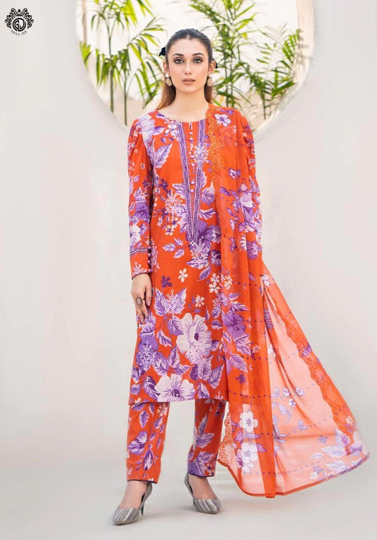 Ziva Chikankari Lawn - Munaf Textile