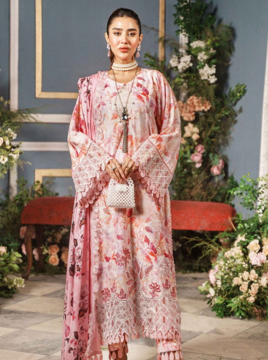 Al Zohaib Cambric Cutwork-D12